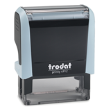 4912 Trodat Printy 4912 Self Inking Text Stamp Pastel Blue, 47x18mm, Replacement inkpad 6/4912